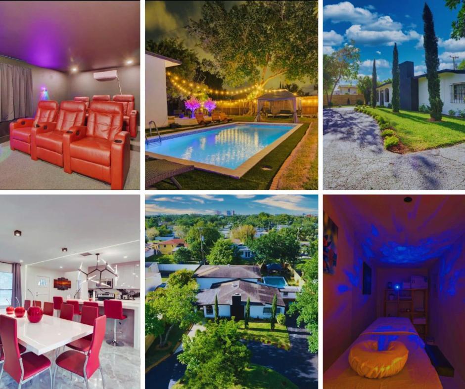 Villa Flaming House With Cinema, Pool & Chill Area Miami Exterior foto